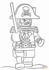 Coloring Lego Pirate Pages Printable Drawing Supercoloring Games sketch template