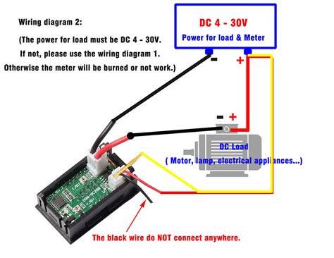 diagram   wire  led digital volt amp meter  shunt wiring diagram mydiagramonline
