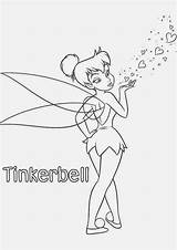 Tinkerbell Coloring Pages Printable Disney Clip Print Tinker Bell sketch template