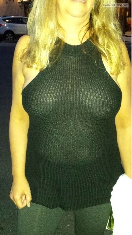 braless wife see through blouse out for dinner boobs flash pics hotwife pics milf flashing