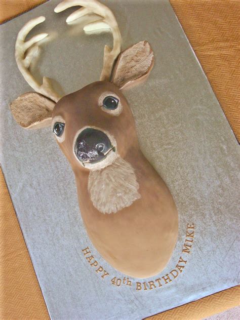 deer cake sculpted deer cake    birthday hunting birthday cakes birthday cakes