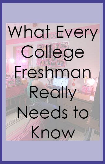 What Every College Freshman Really Needs To Know Society19 Freshman