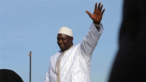 President Adama Barrow Arrives In The Gambia At Last News Al Jazeera
