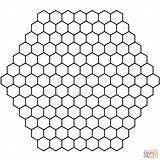 Coloring Tessellation Pages Honeycomb Tessellations Printable Patterns Pattern Hexagon Geometric Desenho Supercoloring Transparent Drawing Popular Sheets Shape sketch template