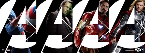 the avengers banner with captain america iron man thor