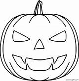Lantern Coloring Pumpkin Coloringall Scary Latern Lanterns sketch template