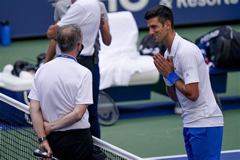 Why Was Novak Djokovic Disqualified Us Open Favourite Axed For Hitting