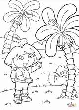 Coloring Pages Coconut Tree sketch template