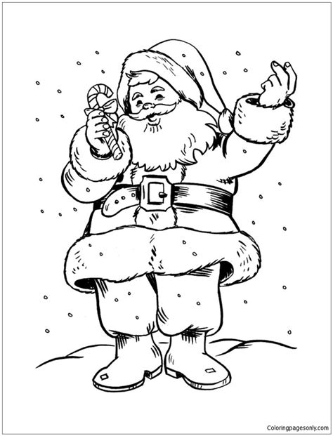 santa claus  coloring page  coloring pages