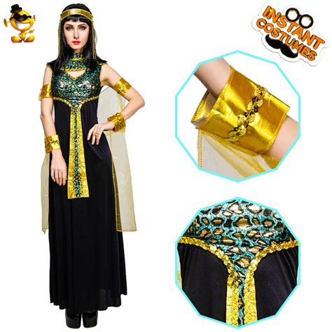 Qlq Women Ancient Egyptian Queen Costume Cosplay Halloween Costume