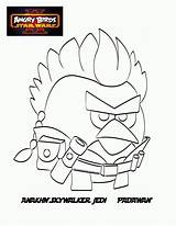 Angry Birds Wars Star Coloring Pages Bird Sheets Drawing Printable Print Popular Library Getdrawings Getcolorings Coloringhome sketch template