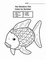 Rainbow Fish Color Number English Grade Kindergarten Teacherspayteachers sketch template