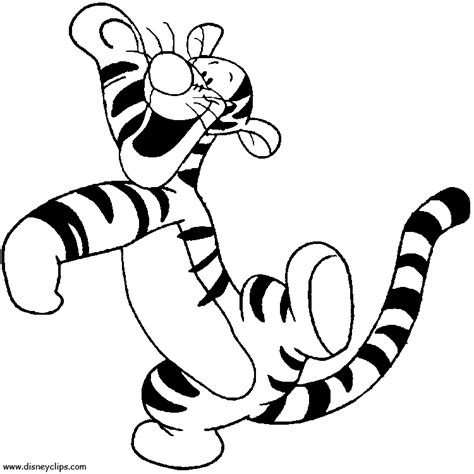 coloring pages tigger coloring home