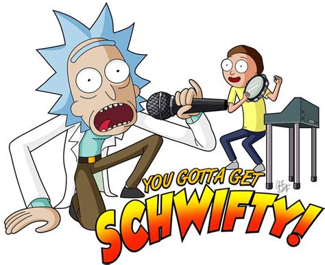 get schwifty with rick and morty art of all kinds