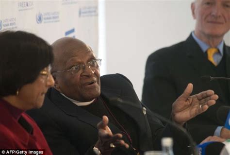 i d rather go to hell than worship a homophobic god desmond tutu speaks out as he compares