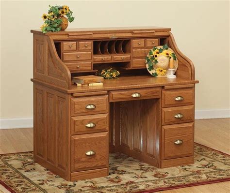 amish executive roll top desk  roll top desk bed