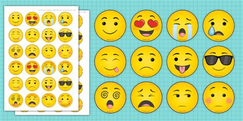 emoji face stickers teacher