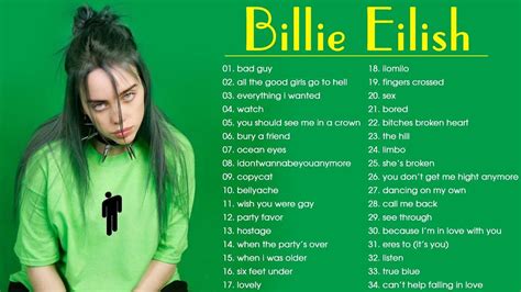 billie eilish greatest hits  billie eilish full playlist  song beste songs tolle