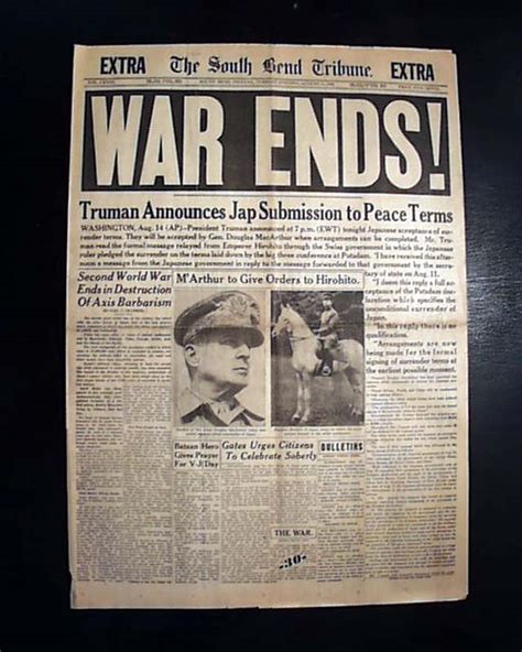 dramatic announcement     world war ii rarenewspaperscom