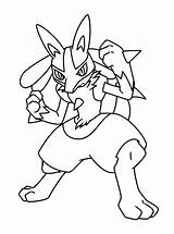 Lucario Kolorowanka Druku Malowankę Wydrukuj sketch template