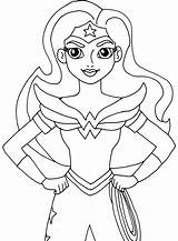 Wonder Woman Coloring Pages Super Kids Superhero Sheets Hero Girls Printable Children Para Dc Pintar Book Colouring Funny Color Heroes sketch template