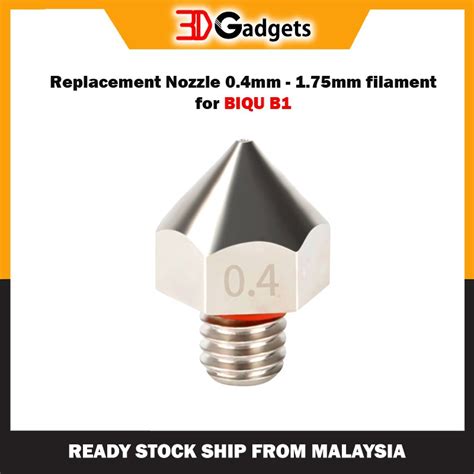 gadgets malaysia replacement nozzle mm mm filament  biqu