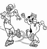 Doo Scooby Coloring Shaggy Roller Popular Pages Skating sketch template