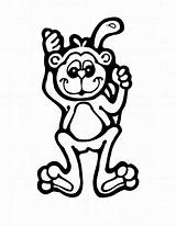 Monkey Coloring Pages Colour Drawing Wallpaper Printable Monkeys Kids Animal Print Bestcoloringpagesforkids sketch template