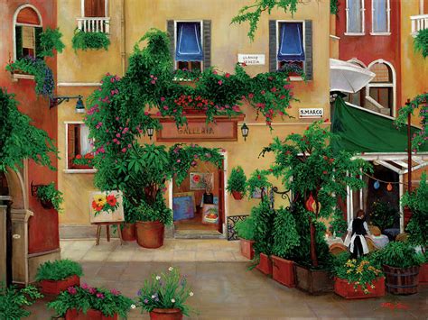 Venice Galleria Painting By Betty Lou