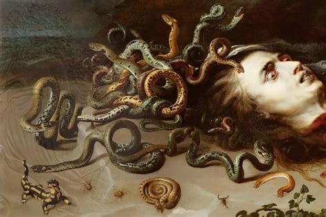 creatures  greek mythology handles  serpent haired gorgons