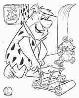 Flintstones Pierrafeu Coloriage Feuerstein Fred Disegno Ausmalbilder Coloriages Colorare Stemmen Stampa sketch template