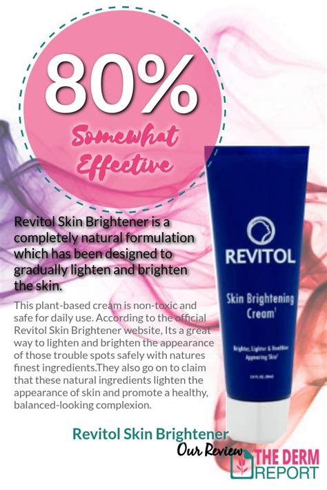 Revitol Skin Brightener Review Score 80 Revitol Skin