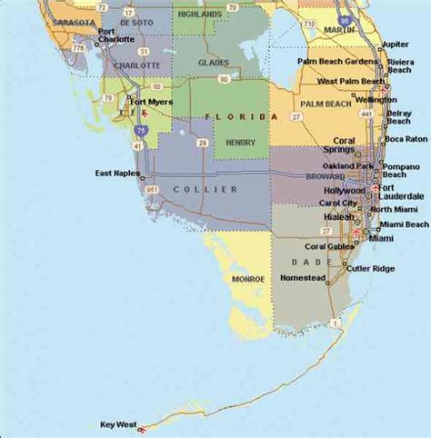 map  south florida holidaymapqcom