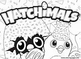 Hatchimals Hatchy Colouring sketch template