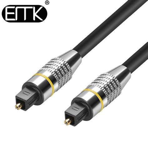 emk digital optical audio cable spdif toslink cable input output       shipping