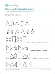 related image pattern worksheets  kindergarten pattern worksheet