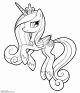 Pony Little Coloring Cadance Princess Mermaid Pages Unicorn Secret Behind Source Lcibos Choose Board Ponies sketch template