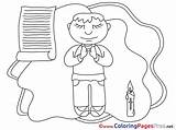 Confirmation Colouring Priest Coloring Sheet Title sketch template