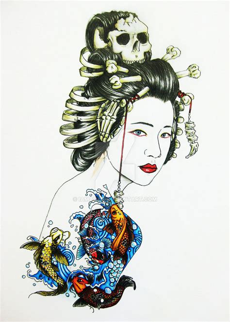 Geisha Tattoo By Iamaryo On Deviantart
