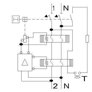 schaltplan fi schutzschalter  polig wiring diagram