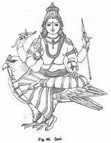 Drawing Hindu Gods Coloring Sketches Gita God Sketch Goddesses Bhagavad Hinduism Draw Indian Sani Krishna Save Temple Template Debbie Redfern sketch template