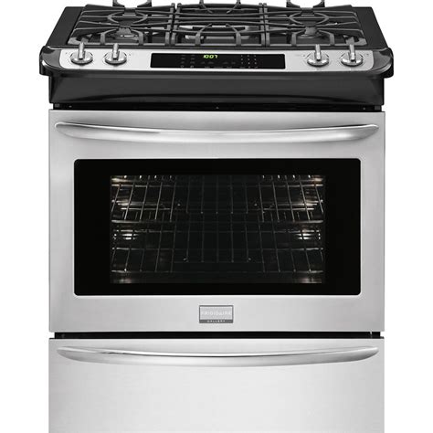 frigidaire gallery deep recessed 4 burner self cleaning true convection