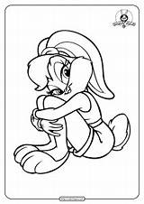 Lola Coloring Looney Tunes Space Coloringoo sketch template