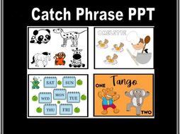 catch phrase   game teaching resources