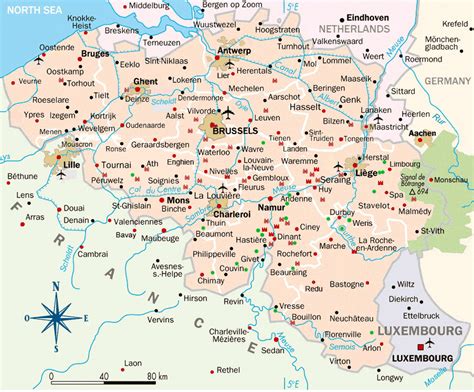 map  germany  belgium  cities afp cv