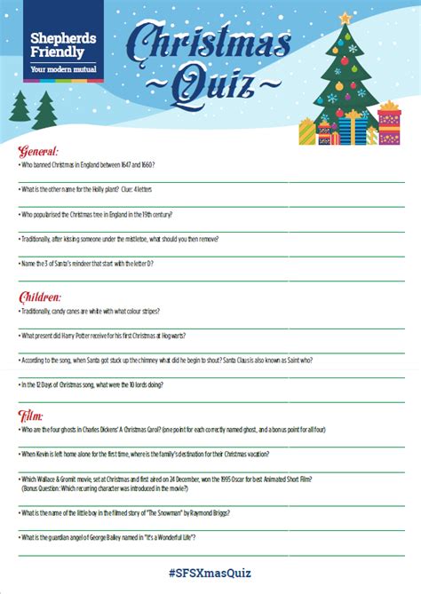christmas quiz   family printable