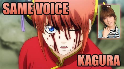 Same Anime Characters Voice Actress With Gintama S Kagura