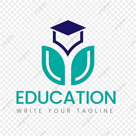 Gambar Logo Pendidikan Dengan Cap Pendidikan Rancangan Topi Png Dan