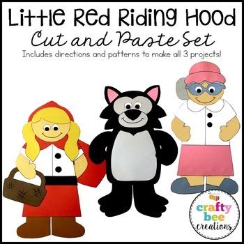 red riding hood craft bundle  crafty bee creations tpt
