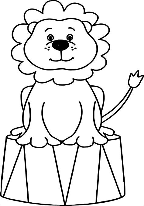 circus animals coloring pages coloringbay